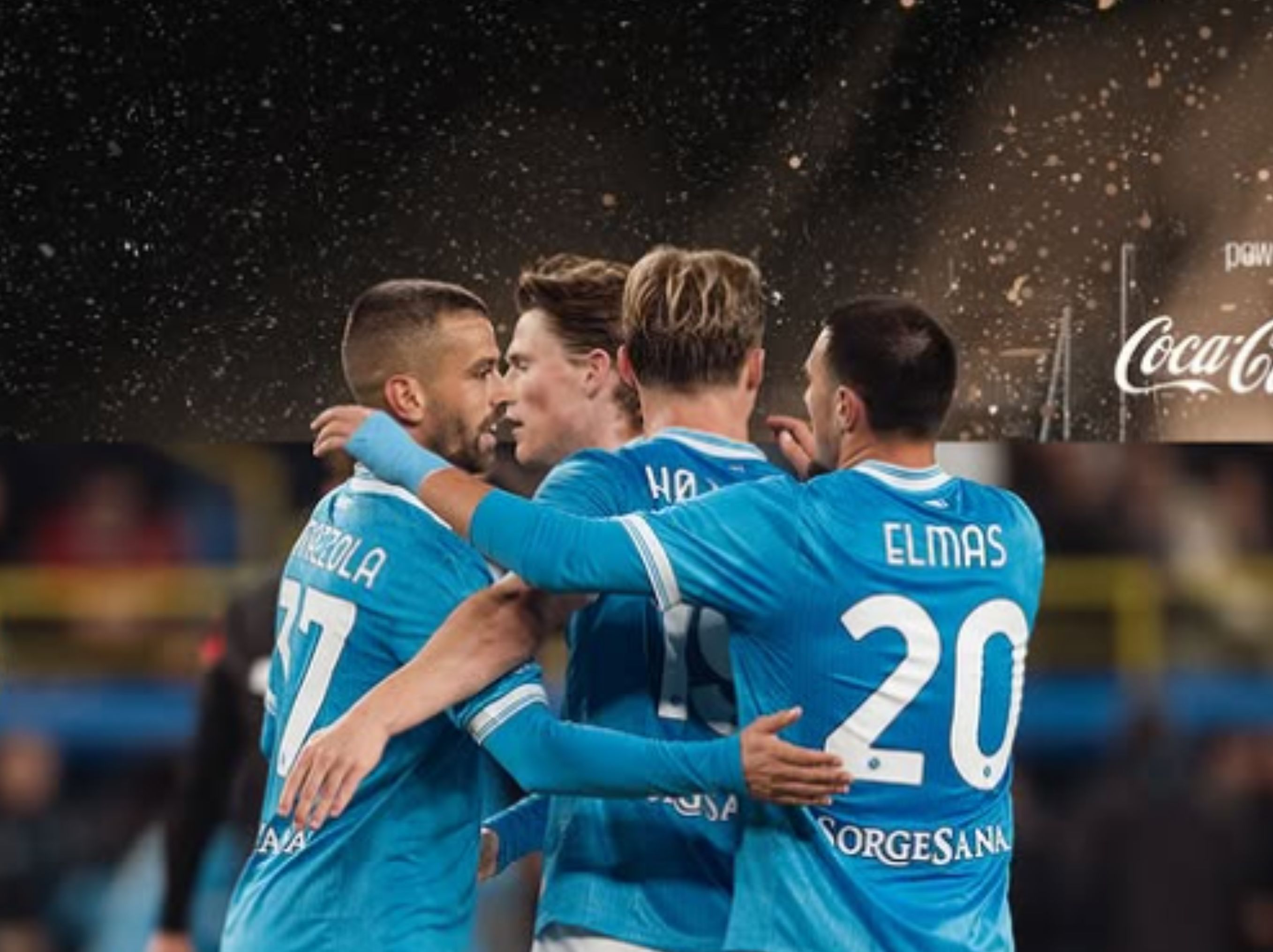  Napoli melaju partai final Piala Super Italia 2025 setelah menekuk AC Milan dengan skor 2-0 pada babak semifinal di Stadion Al-Awwal Park, Riyadh, Arab Saudi, Jumat dini hari WIB. <b>(IG napoli)</b>