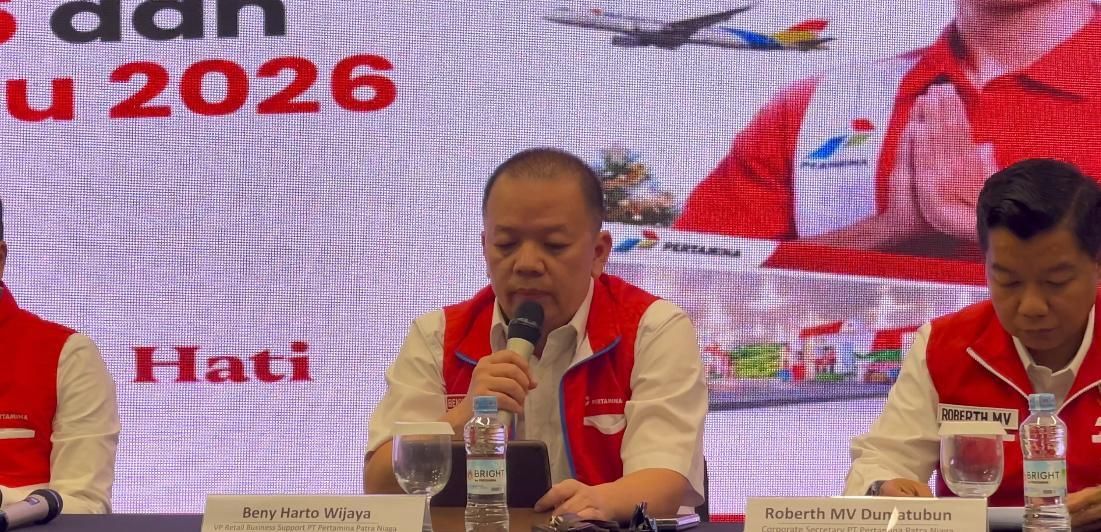 Vice President Retail Business Support di Pertamina Patra Niaga Beny Harto Wijaya <b>(Ntvnews.id-Muslimin Trisyuliono)</b>