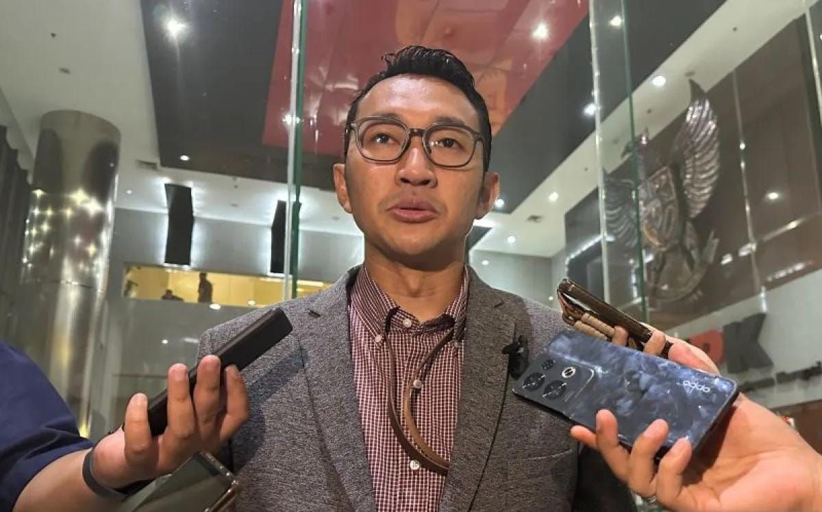 Juru Bicara Komisi Pemberantasan Korupsi Budi Prasetyo memberikan keterangan di Gedung Merah Putih KPK, Jakarta, Selasa 23 Desember 2025. ANTARA/Rio Feisal <b>(Antara)</b>