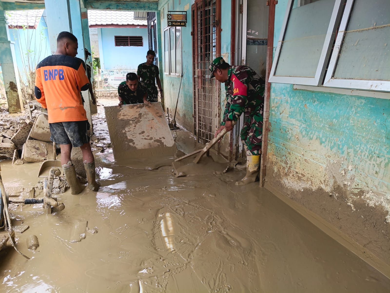 Pembersihan Faskes di Aceh Utara dan Aceh Tamiang