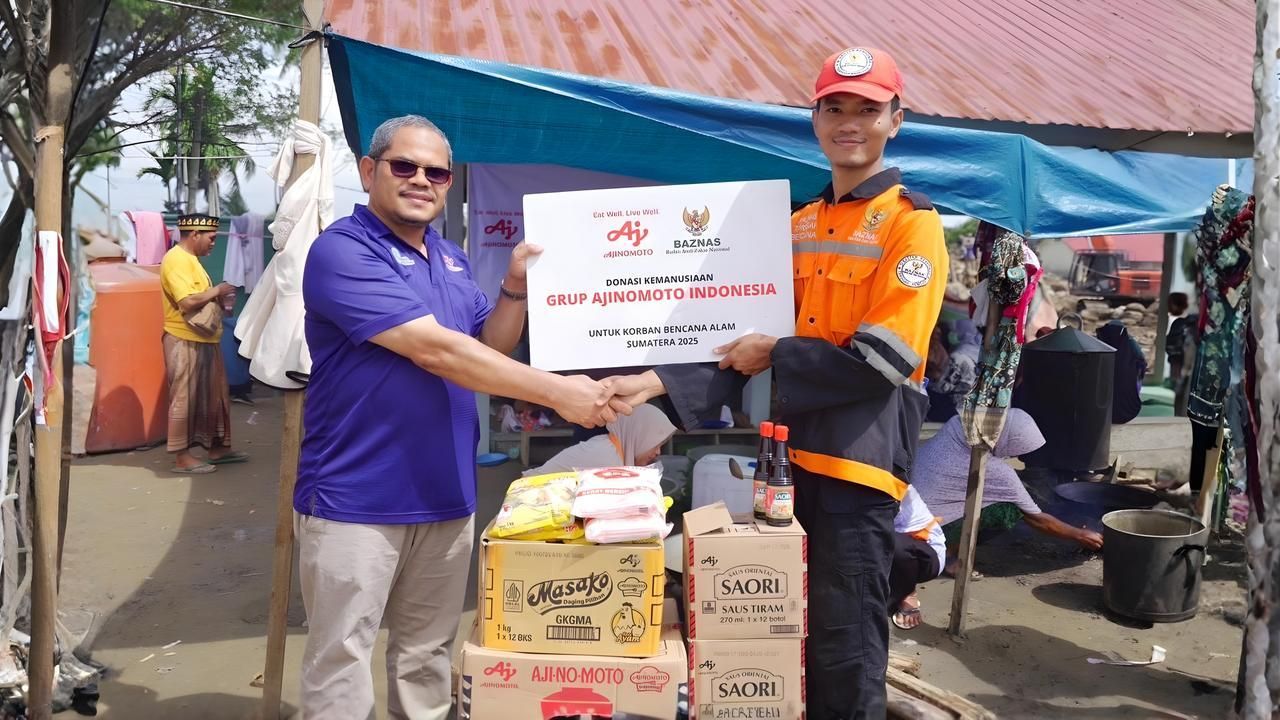 Ajinomoto Bersama BAZNAS Hadirkan Dapur Umum bagi Warga Terdampak Bencana di Sumatera <b>(dok)</b>