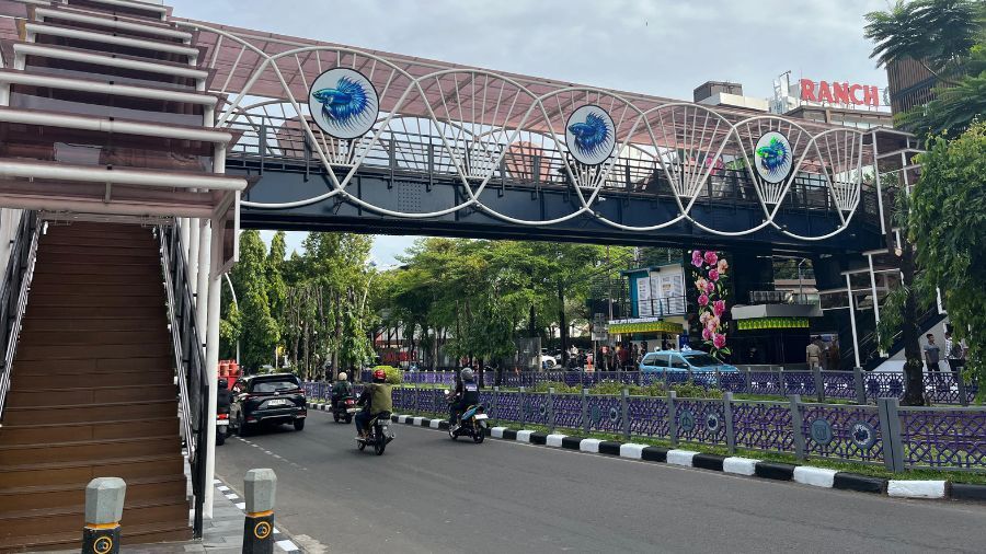 JPO diresmikan Pramono <b>(NTVNews.id/Adiansyah)</b>