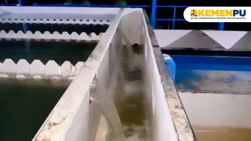 Sistem Air Beroperasi, 40 Ribu Warga Aceh Tamiang Gembira Lancar Mandi dan Minum <b>(Kementerian Pekerjaan Umum (PU))</b>