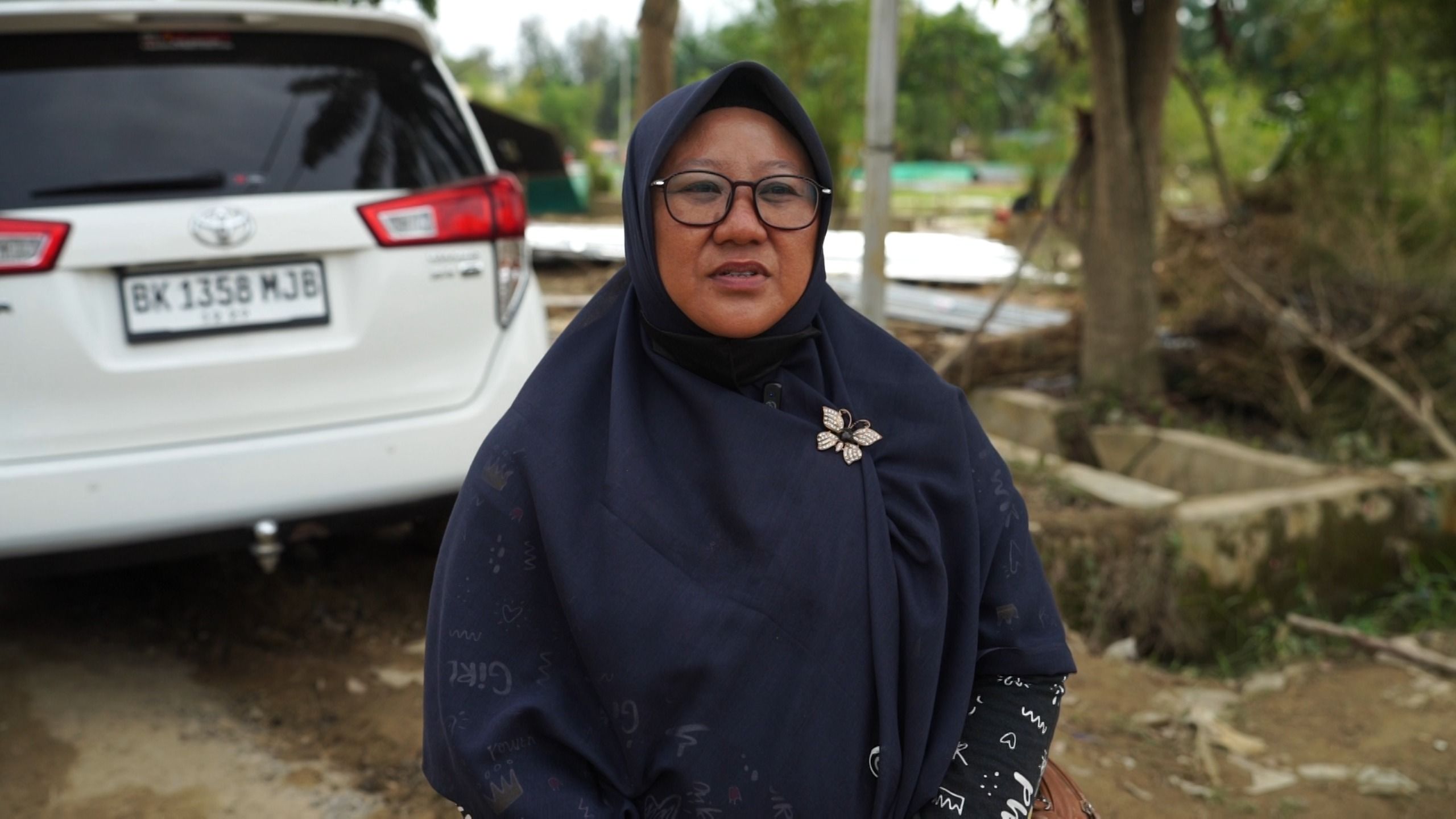 Balqis Andresia Putri, warga Kecamatan Karang Baru.  <b>(Bakom RI)</b>