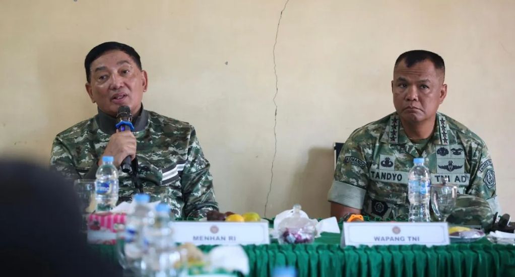 Menhan Pimpin Koordinasi Satgas Kuala untuk Percepatan Pemulihan Aceh Tamiang <b>(Istimewa)</b>