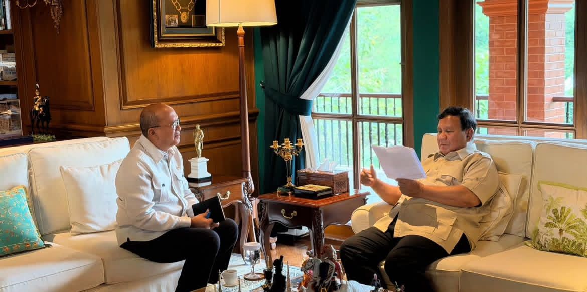 Presiden Prabowo Subianto menerima Kepala Badan Pengelola Investasi Daya Anagata Nusantara (BPI Danantara) sekaligus Menteri Investasi dan Hilirisasi Rosan Roeslani. <b>(Istimewa)</b>