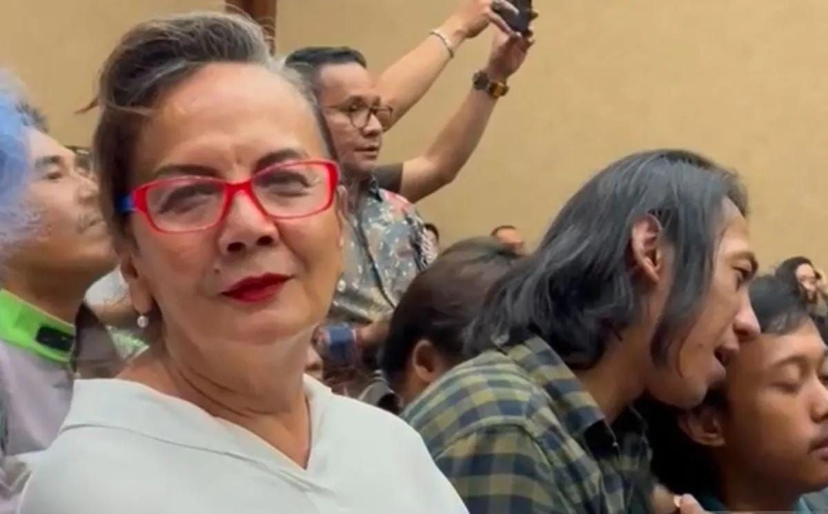 Aktris senior Christine Hakim hadir dalam sidang kasus korupsi Nadiem Makarim di Pengadilan Tipikor pada PN Jakpus, Senin 5 Januari 2026. ANTARA/Agatha Olivia Victoria <b>(Antara)</b>