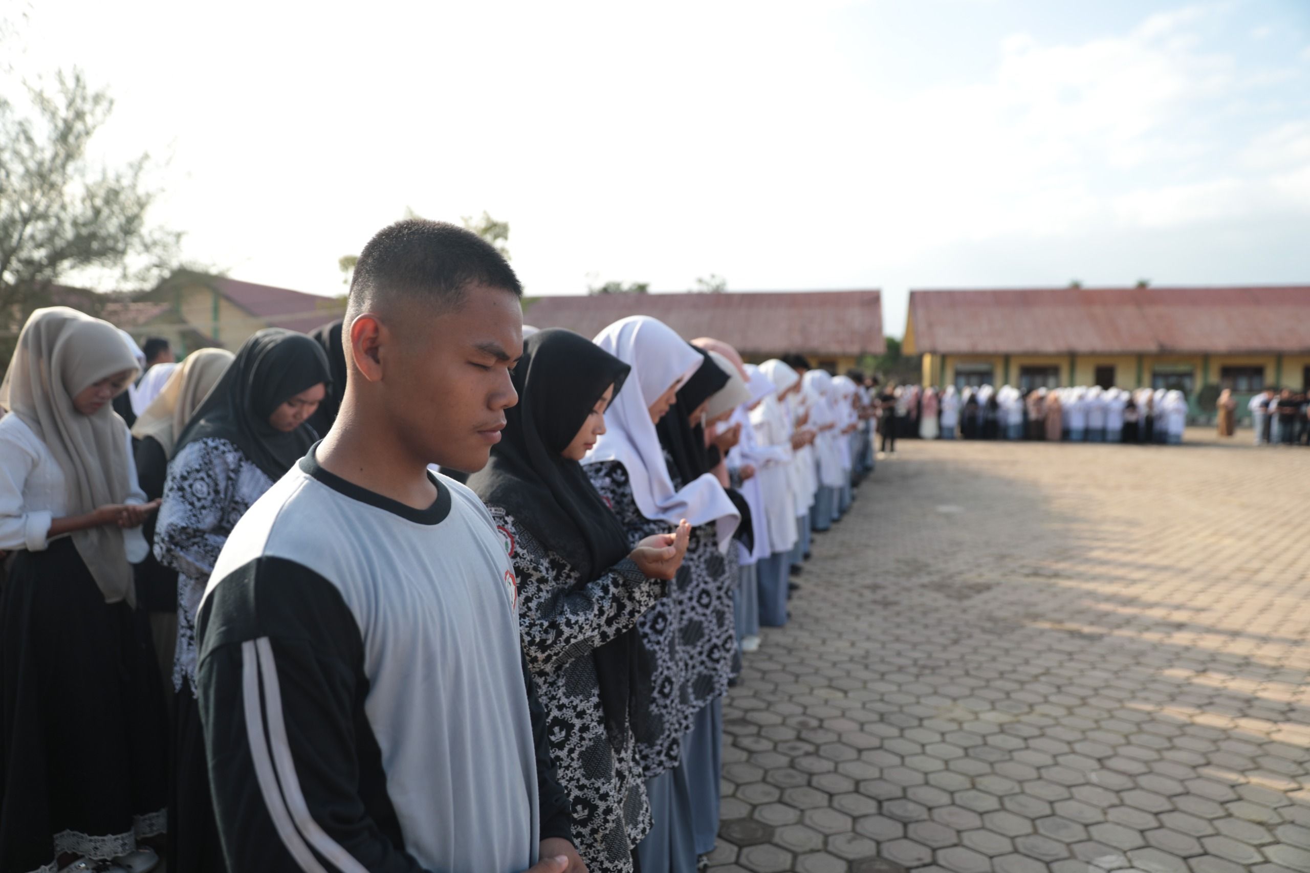 Murid-murid SMAN 4 Kejuruan Muda, Aceh Tamiang.  <b>(Istimewa)</b>
