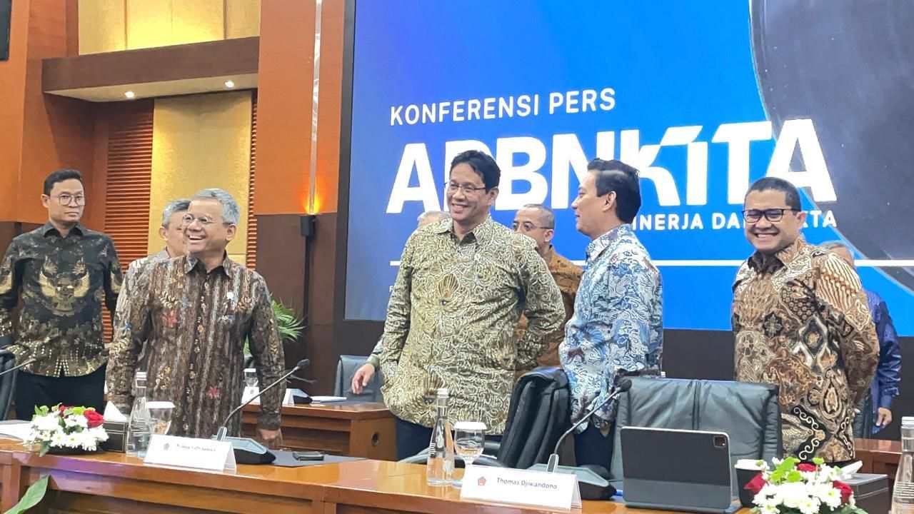 Wakil Menteri Keuangan (Wamenkeu) Thomas Djiwandono menyampaikan bahwa program Makan Bergizi Gratis (MBG) telah menyerap anggaran sebesar Rp51,5 triliun per 31 Desember 2025. <b>(Ntvnews.id-Muslimin Trisyuliono)</b>