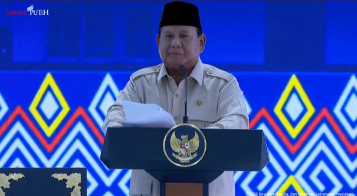Prabowo Subianto dalam Peresmian Sekolah Rakyat <b>(Istimewa)</b>