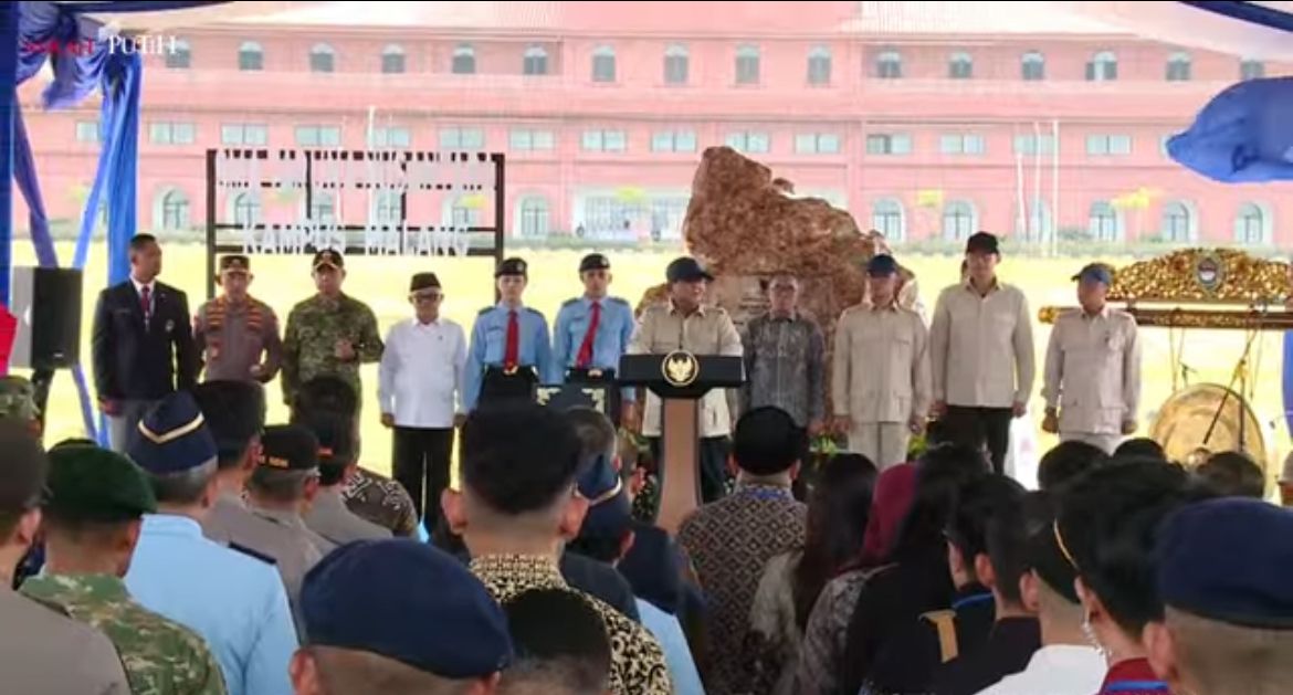 Prabowo Subianto di Sekolah Garuda Malang Jawa Timur <b>(Istimewa)</b>