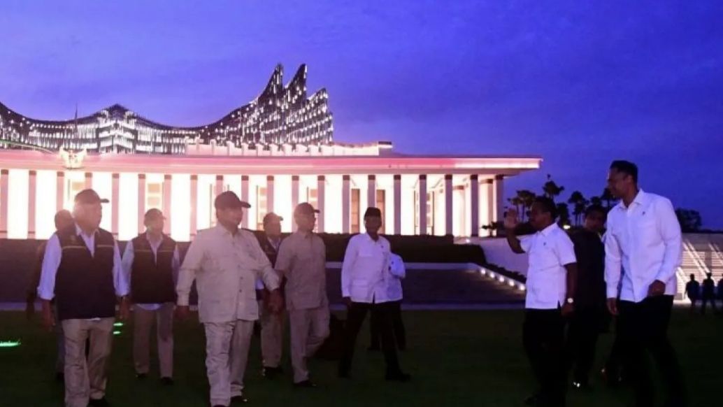 Prabowo Subianto di IKN <b>(Antara)</b>