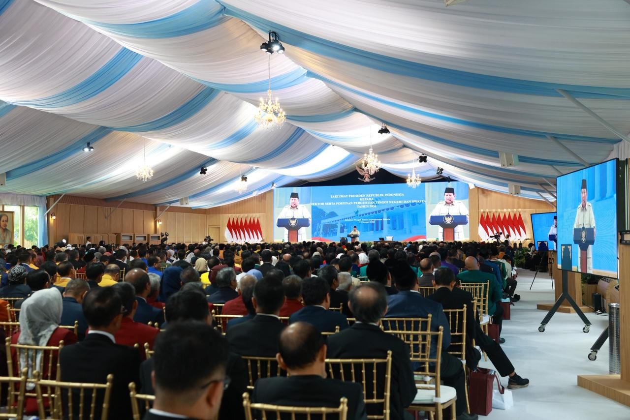 Dialog Presiden Prabowo Subianto bersama para rektor dan guru besar <b>(Istimewa)</b>