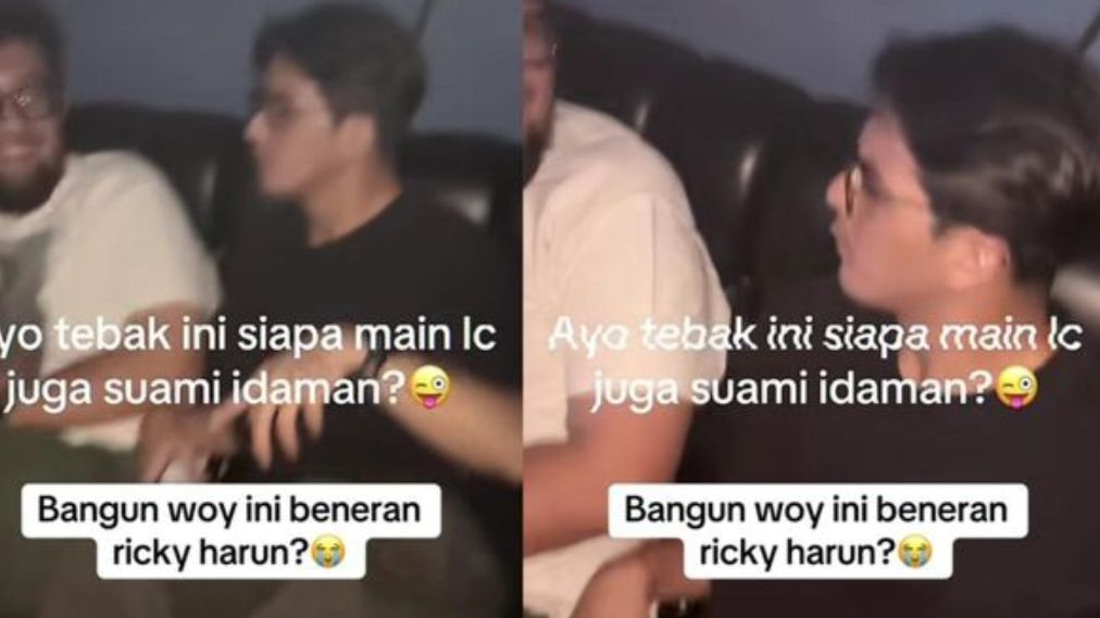 Diduga video Ricky Harun asik karaoke bareng LC <b>(TikTok)</b>