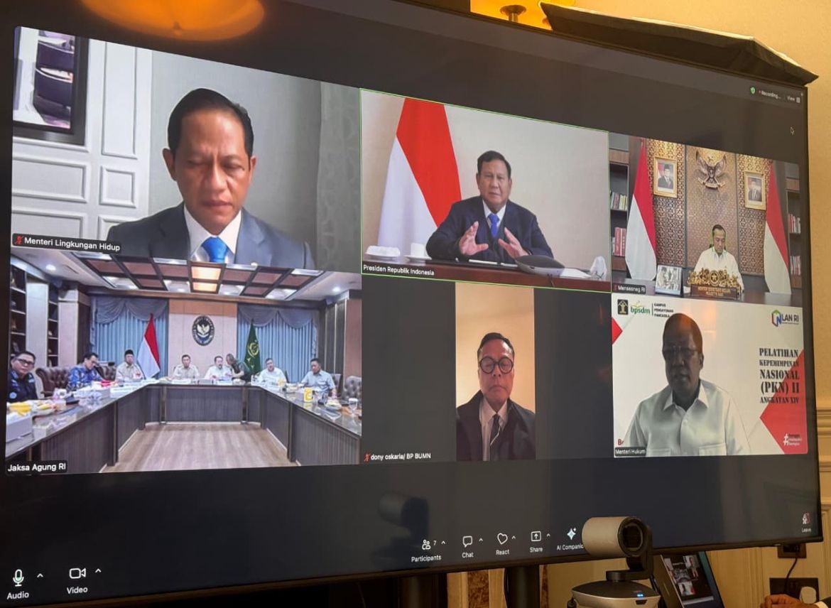 Presiden Prabowo Pimpin Rapat Terbatas Bahas Penertiban Kawasan Hutan <b>(Istimewa)</b>