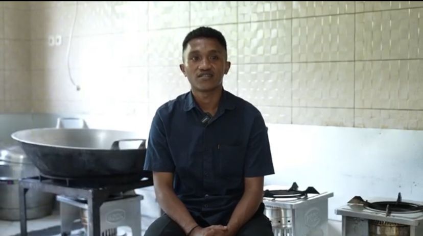 Edigar Noel Alves Boavida, Kepala SPPG Desa Koa. <b>(Bakom RI)</b>