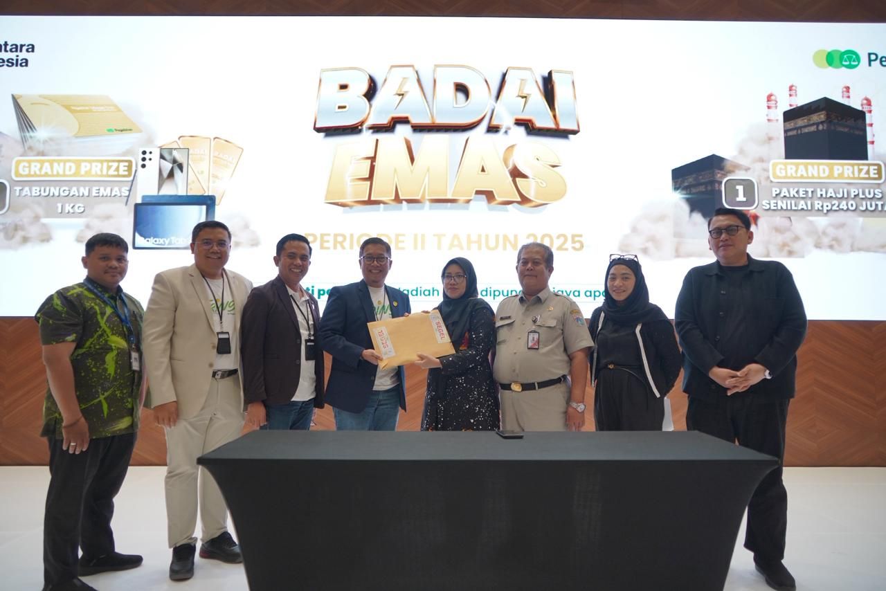 PT Pegadaian mengumumkan pemenang program Undian Badai Emas Periode 2 dan Grand Prize Tahun 2025, pada Selasa, 20 Januari 2026 <b>(Pegadaian)</b>