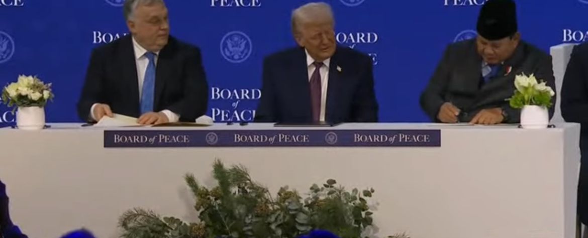 Prabowo Subianto Tanda Tangi Bergabung dalam Dewan Perdamaian <b>(Istimewa)</b>