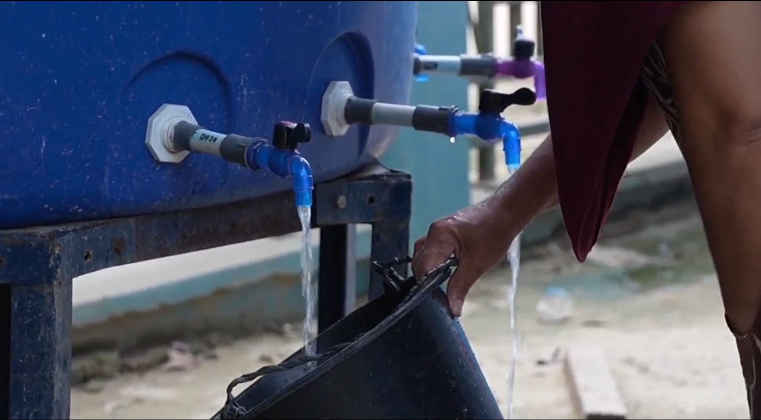 Kementerian Pekerjaan Umum (PU) membangun sumur bor di Aceh Tamiang. <b>(Kementerian PU)</b>