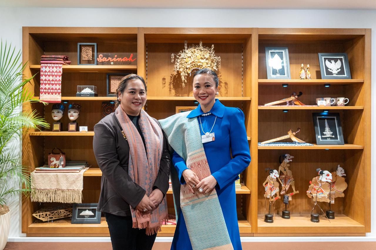 PT Sarinah menegaskan kembali perannya sebagai platform strategis penghubung produk lokal Indonesia dengan pasar global melalui partisipasinya di Indonesia Pavilion yang berlangsung pada 19&ndash;23 Januari 2026, dalam rangkaian World Economic Forum 2026 di Davos. <b>(dok)</b>