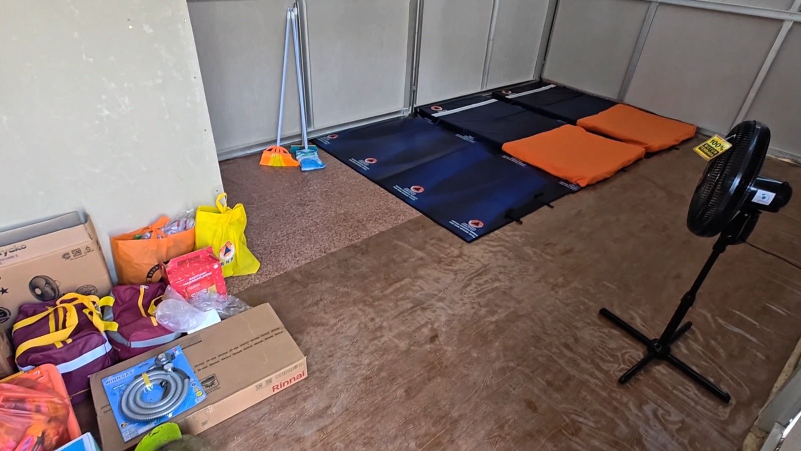 Hunian sementara (huntara) yang dibangun pemerintah untuk para warga terdampak bencana banjir bandang pada akhir November 2025 lalu. <b>(Istimewa)</b>