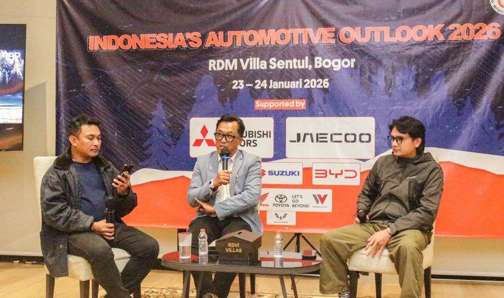 Head of Marketing JAECOO Indonesia, Mohamad Ilham Pratama membeberkan strategi serta cara dari JAECOO menghadapi tantangan industri otomotif 2026 di sektor regulasi, produk, dan inovasi. (Foto: Dok/Istimewa)