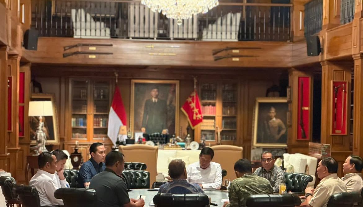 Kumpulkan Menteri di Hambalang, Prabowo Perkuat Kerja Sama Pendidikan Indonesia&ndash;Inggris <b>(Istimewq)</b>
