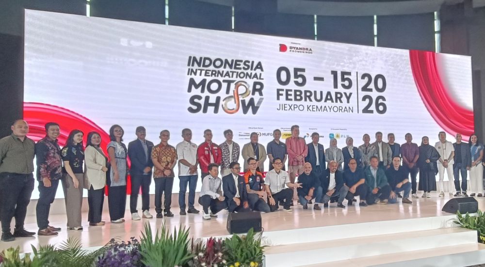 Pameran otomotif IIMS 2026 siap digelar di JIExpo Kemayoran, Jakarta, pada 5-15 Februari 2026. (Foto: Adiantoro/NTV)