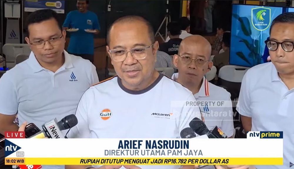 Direktur Utama PAM Jaya, Arief Nasrudin.