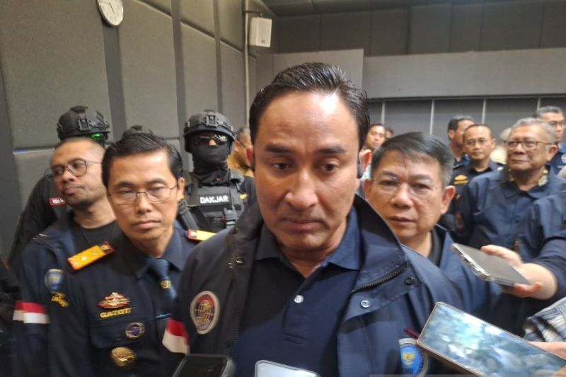 Kepala Badan Narkotika Nasional atau BNN RI Komjen Pol Suyudi Ario Seto  <b>(ANTARA/Azmi Samsul M)</b>