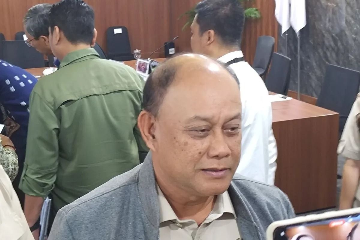 Kepala Badan Gizi Nasional (BGN) Dadan Hindayana usai rapat koordinasi terbatas penguatan implementasi Program Makan Bergizi Gratis (MBG) di Kementerian Koordinator Bidang Pangan, Jakarta, Kamis, 29 Januari 2026. (ANTARA/Aria Ananda) <b>(Antara)</b>