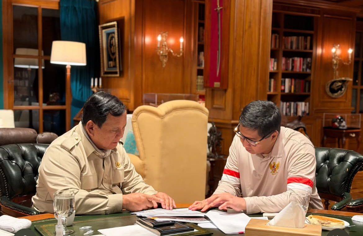 Presiden Prabowo Subianto memanggil Menteri Perumahan dan Kawasan Permukiman (PKP) Maruarar Sirait, ke kediaman pribadinya di Hambalang <b>(Istimewa)</b>