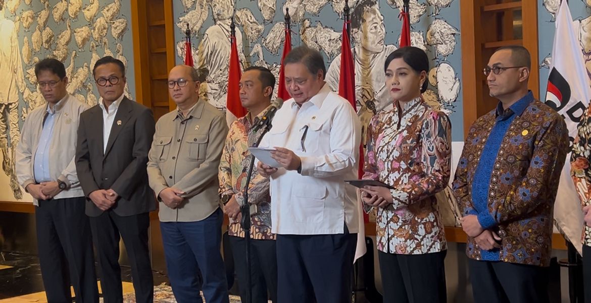 Menteri Koordinator Bidang Perekonomian Airlangga Hartarto  <b>(NTVnews)</b>