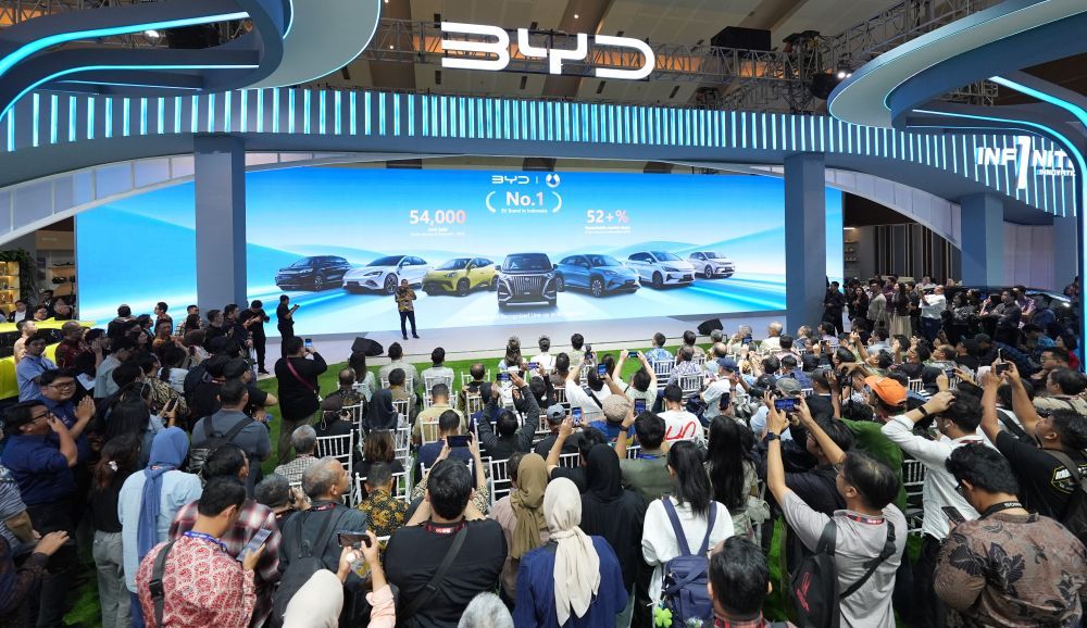 BYD berpartisipasi di IIMS 2026. (Foto: Dok/Istimewa/BYD Indonesia)&nbsp;