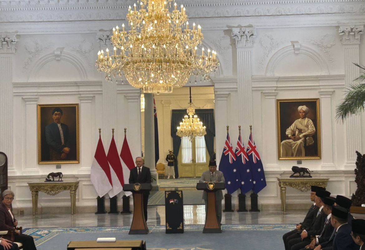 Presiden Republik Indonesia Prabowo Subianto dan Perdana Menteri Australia Anthony Albanese <b>(NTVnews)</b>