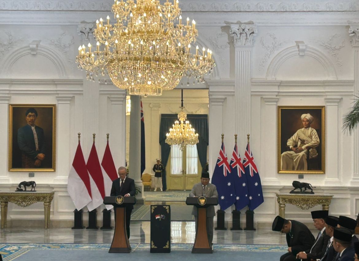 Presiden Republik Indonesia Prabowo Subianto dan Perdana Menteri Australia Anthony Albanese <b>(NTVnews)</b>