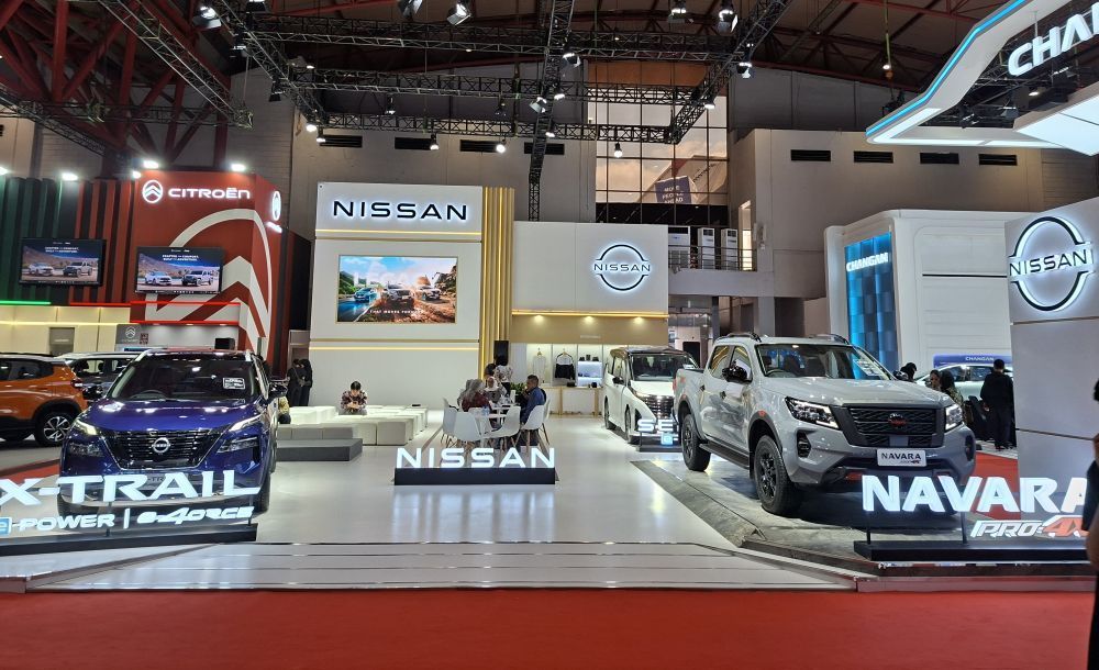Nissan memamerkan sejumlah model kendaraan unggulan di IIMS 2026. (Foto: Dok/Istimewa/Adiantoro/Nissan)