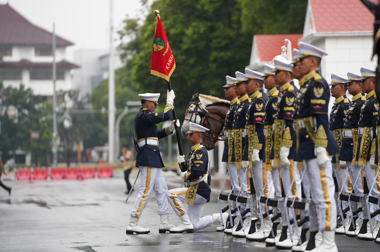 Serah Terima Kawal Istana Merdeka <b>(Dokumentasi Paspampres)</b>