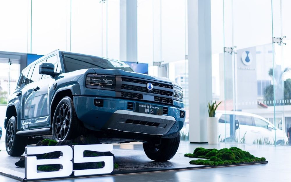 DENZA B5 mengusung perpaduan performa Tangguh dan teknologi elektrifikasi canggih. (Foto: Dok/Istimewa/BYD) 