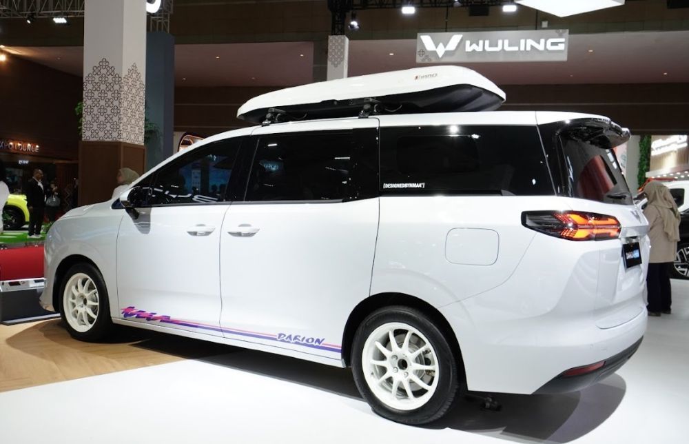 Wuling Darion dilengkapi roof box INNO BRQ 55 asal Jepang. (Foto: Dok/Istimewa/Wuling Motors)