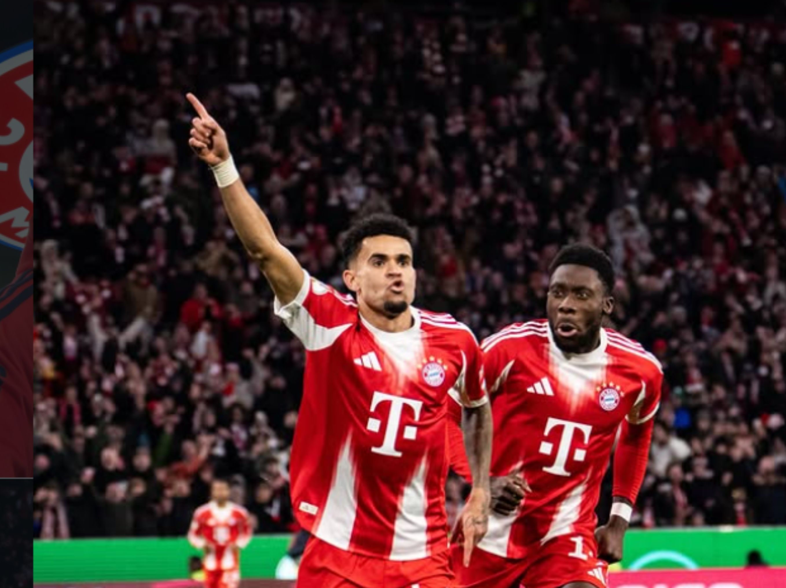 Luis Diaz memastikan Bayern memenangkan laga perempat final ini. <b>(ig bayern)</b>
