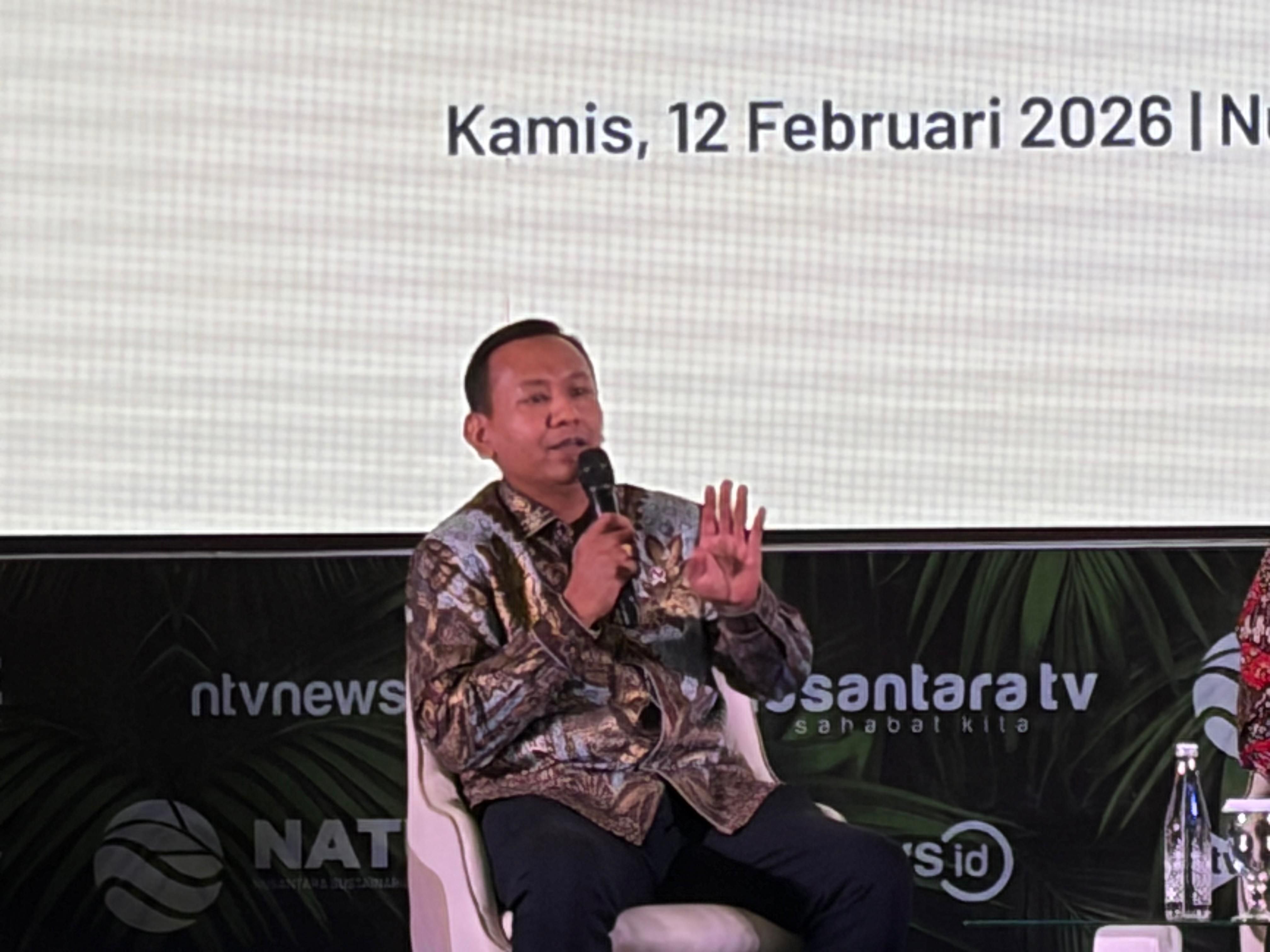 Wakil Menteri Kehutanan Rohmat Marzuki di acara Nature 2026 <b>(NTVnews / Dedi)</b>