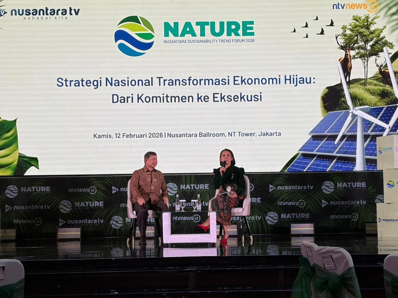 Utusan Khusus Presiden bidang Iklim dan Energi , Hashim Djojohadikusumo <b>(NTVnews / Dedi)</b>