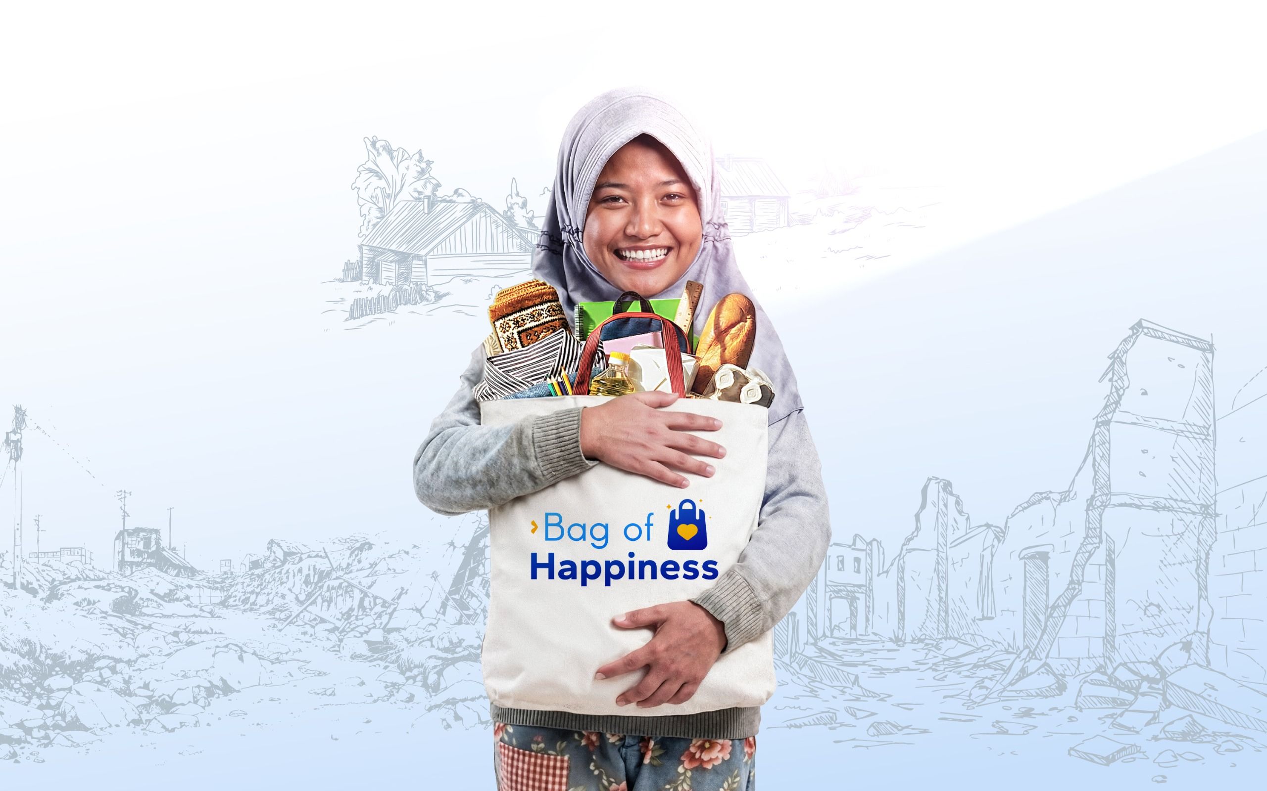 Luaskan Dampak Kebaikan, Human Initiative Hadirkan Bag of Happiness <b>(HUMAN INITIATIVE)</b>
