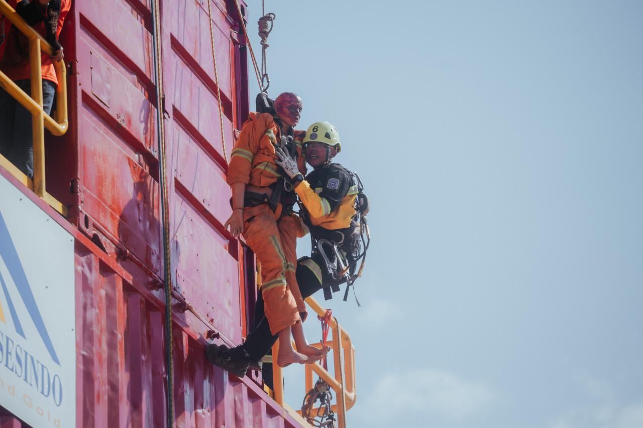 Konsistensi grup Merdeka dalam membangun sistem keselamatan kerja. (Foto: Dok/Istimewa)