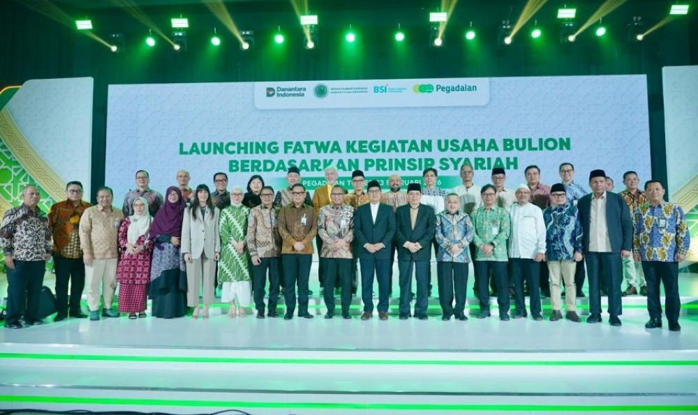 PT Pegadaian menjadi saksi hadirnya Fatwa No.166 tentang Kegiatan Usaha Bulion Berdasarkan Prinsip Syariah yang diluncurkan oleh DSN-MUI. (Foto: Dok/Istimewa) 