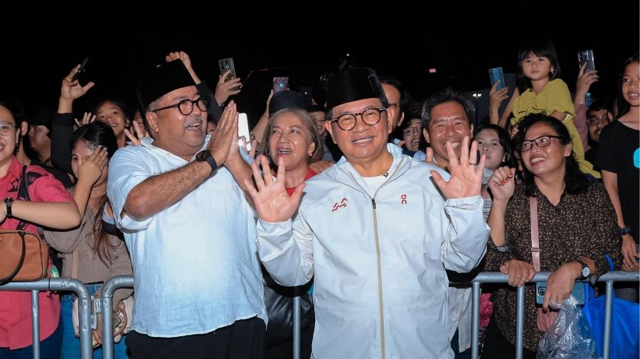 Rano Karno dan Pramono Anung <b>(Humas Pemprov DKI)</b>