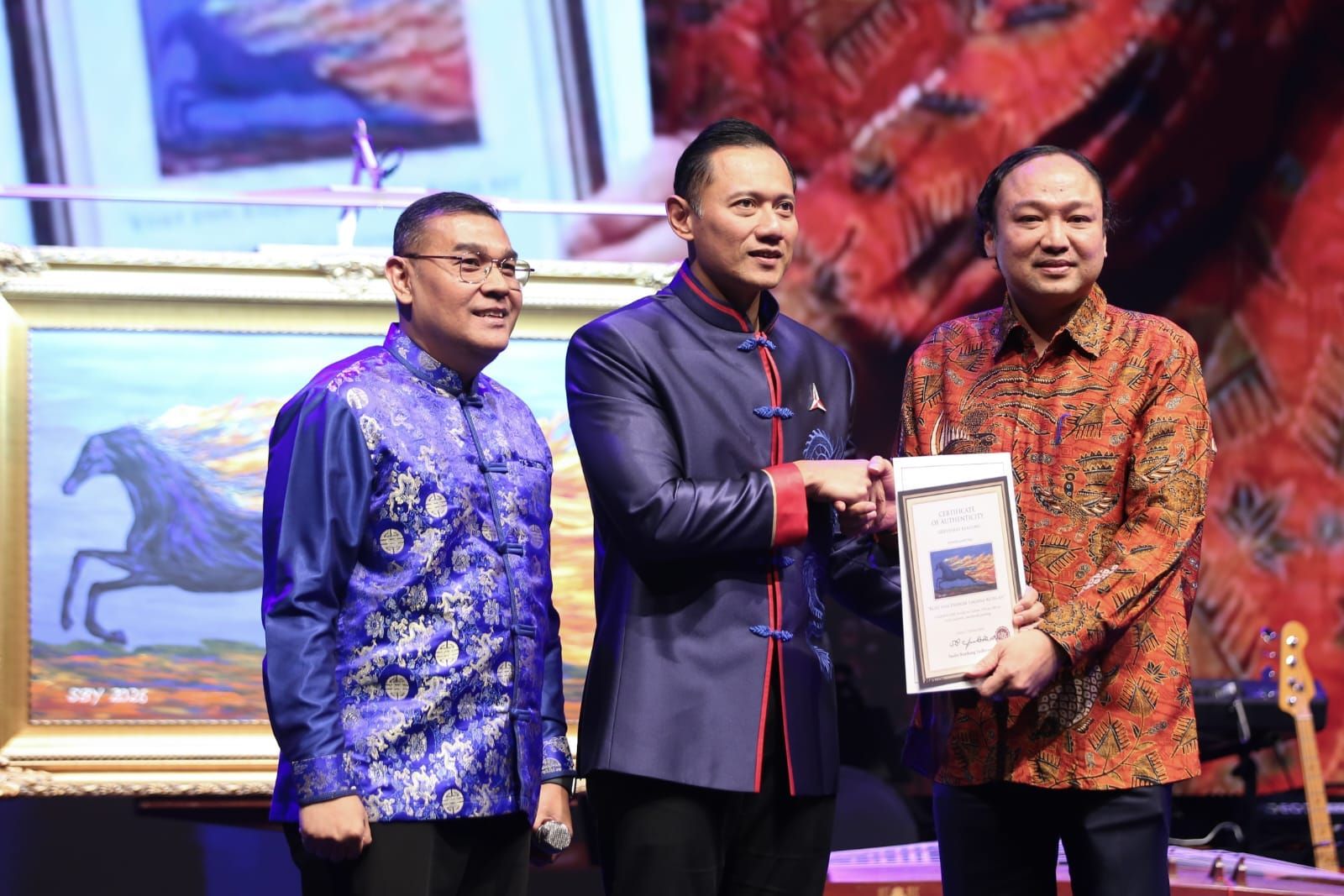 AHY Lelang Lukisan 'Kuda Api' Karya SBY Laku Rp6,5 Miliar <b>(Istimewa)</b>