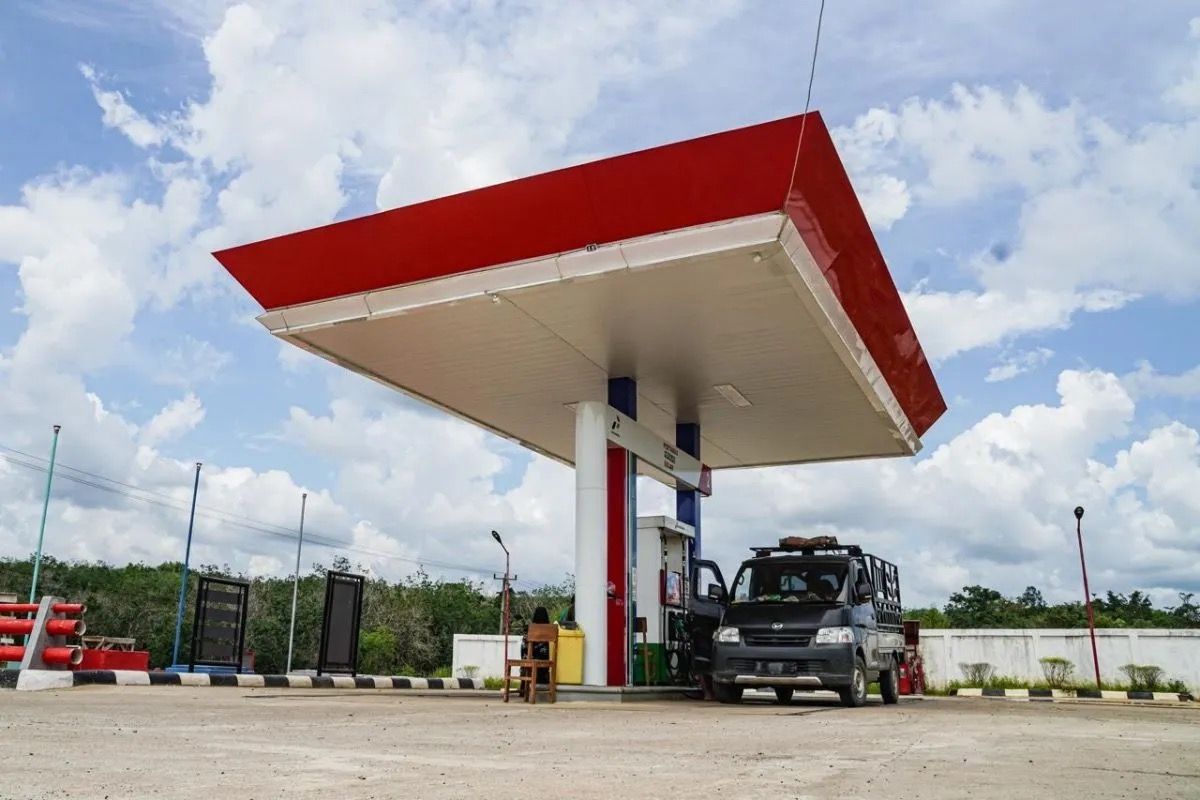 Salah satu SPBU program BBM Satu Harga.  <b>(Antara)</b>