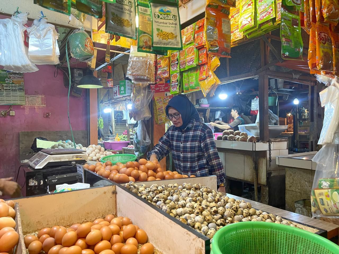 pedagang telur